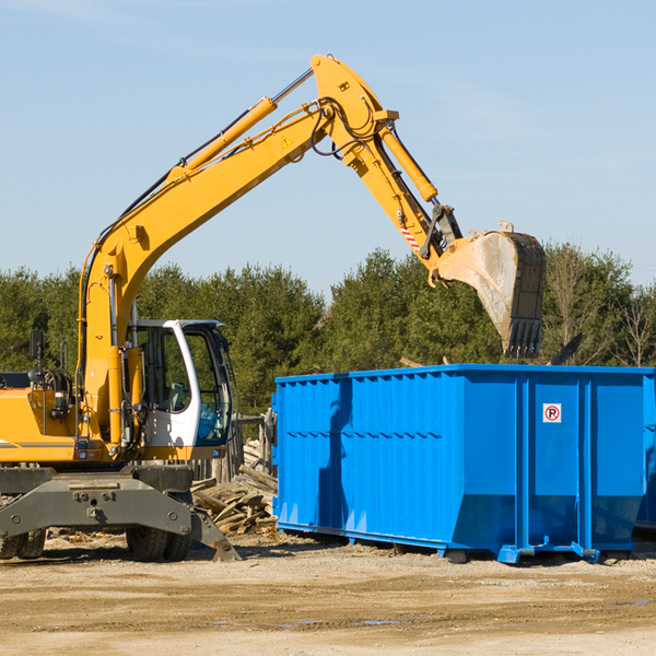 what size residential dumpster rentals are available in Moundville Missouri